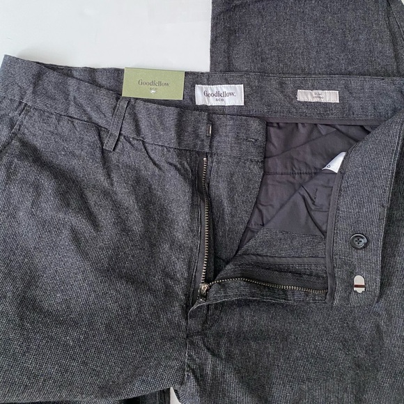 Goodfellow & Co Men's Slim Trouser Size: 34X32 Iconic Ski( pin) - Picture 9 of 15